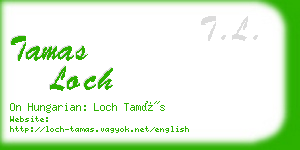 tamas loch business card